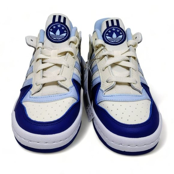 Adidas Forum Low Classic Retro Shoes Boy's/Men's 6 (Women's 7) White Blue IF7822 - Picture 2 of 8
